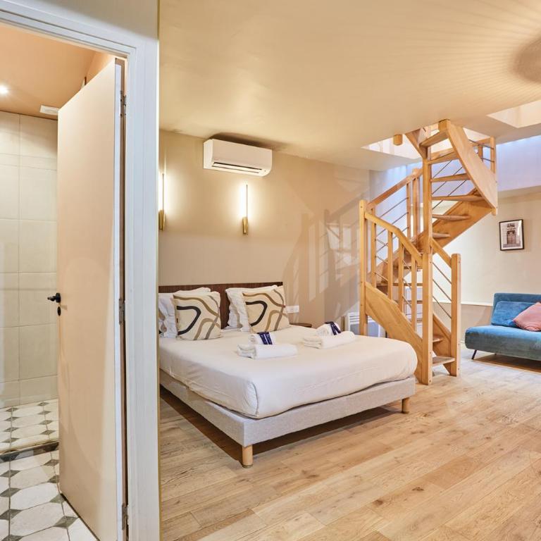 Residence centre de Paris by Studio prestige - Chambre Familiale avec Douche - 5