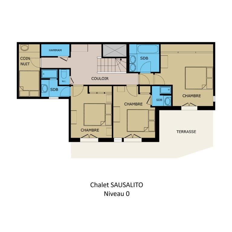 Chalet 4★, 14 pers, hammam, près pistes, terrasse sud - FR-1-304-140 - Chalet (Capacité de 14 Adultes) - 27