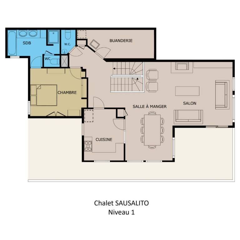 Chalet 4★, 14 pers, hammam, près pistes, terrasse sud - FR-1-304-140 - Chalet (Capacité de 14 Adultes) - 28