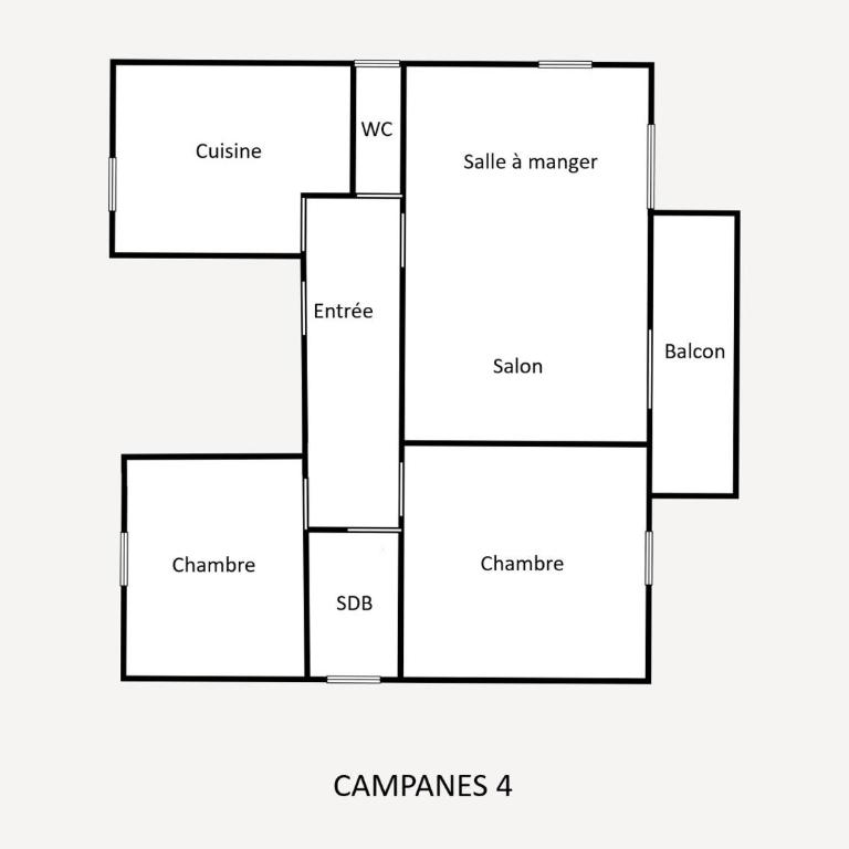 Appartement 3***, lumineux, spacieux avec WIFI - FR-1-304-150 - Apartamento (6 adultos) - 11
