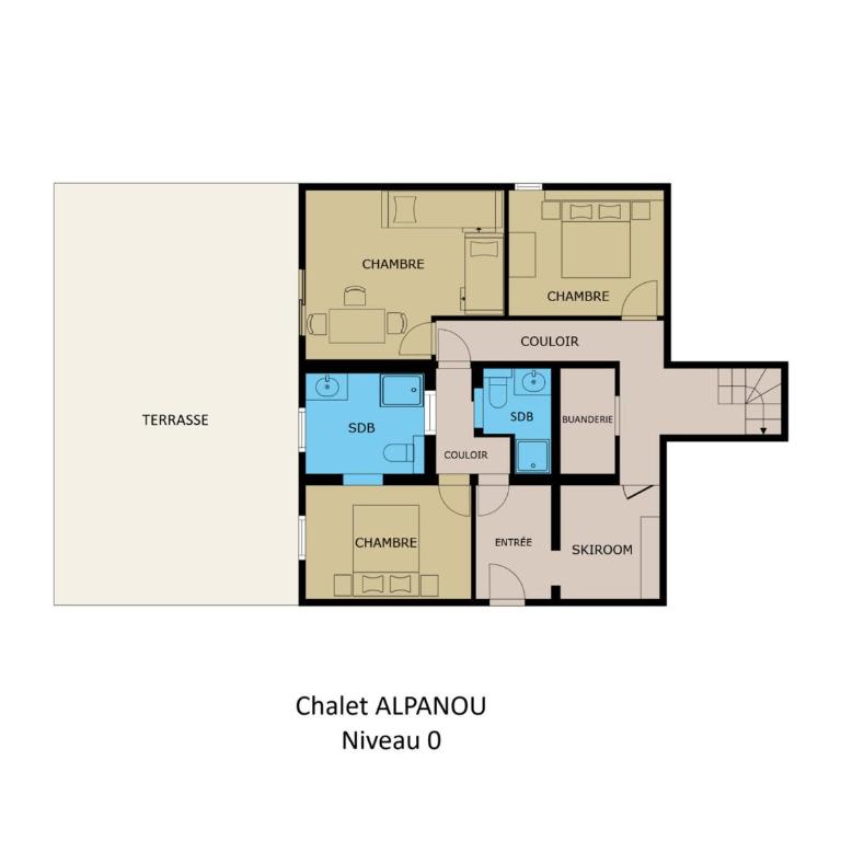 Chalet 4★, 12 pers, 5 chambres, terrasses ensoleillées, navette à proximité - FR-1-304-270 - Chalet (12 Adultes) - 22