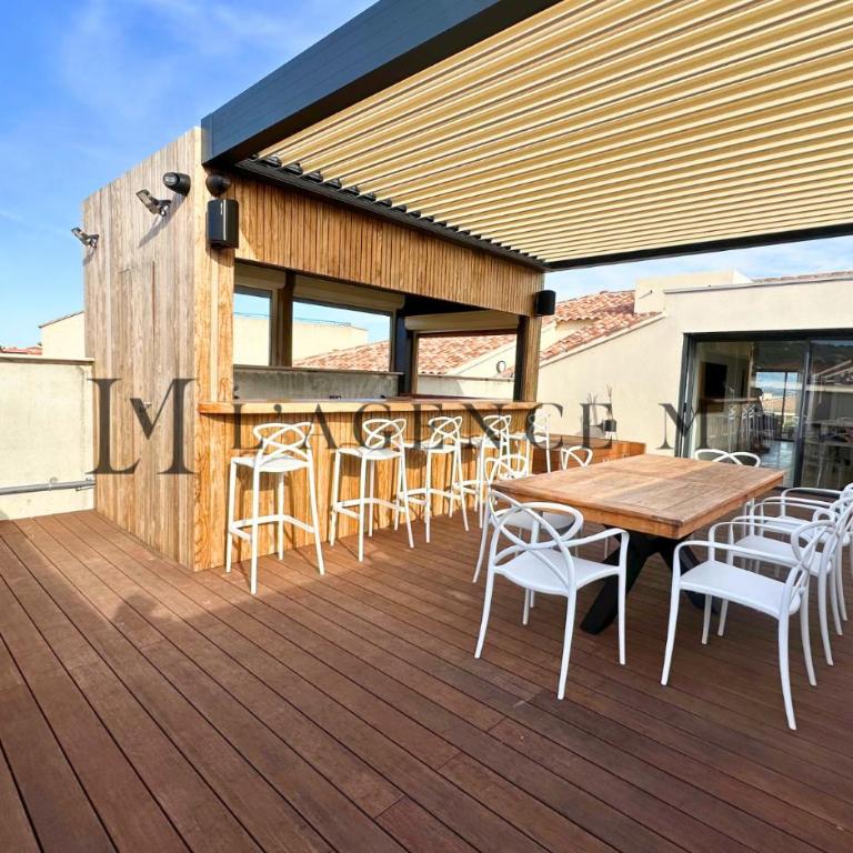 Casarina Penthouse Rooftop - 200m plage - 3 suites - Terrasse d'exception - Calvi - Three-Bedroom Apartment - 16