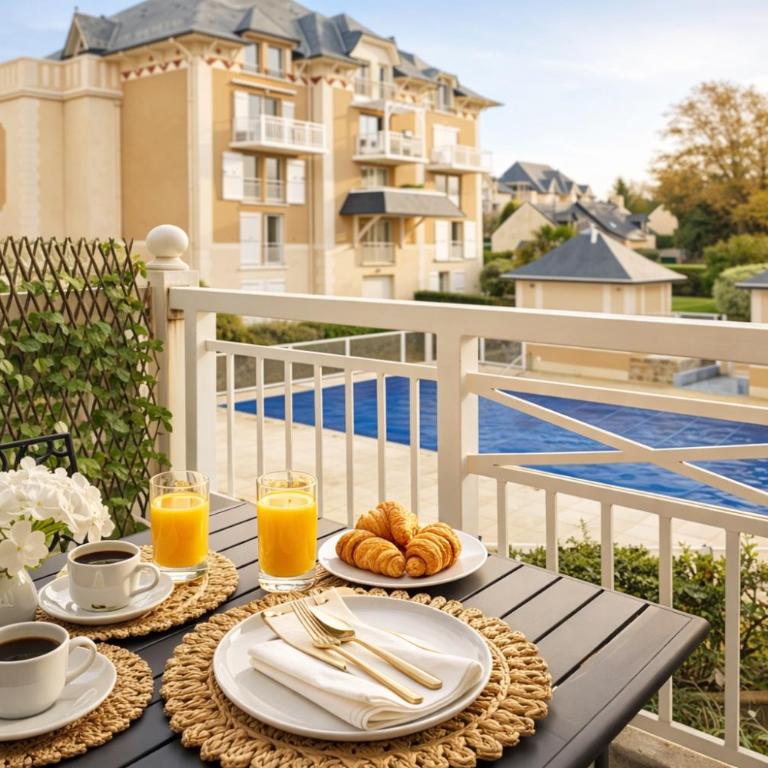 L'Orchidée - Balcon Vue sur Piscine & Plage - Garage Privé - Dinard - Apartment mit 2 Schlafzimmern - 1