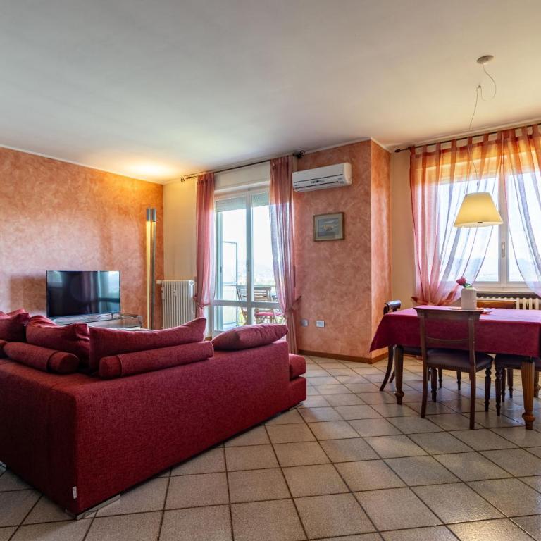 Pasadena House - Arona - Terrace with lake view - AC - By Guestaly - Appartamento con 2 Camere da Letto - 14