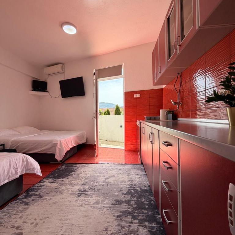 Apartmani Andrić - Stylish & Peaceful Apartment with Free Parking - 10 min Walk to Old Town - Dvokrevetna Soba s Bračnim Krevetom/ 2 Zasebna Kreveta i Pogledom - 6