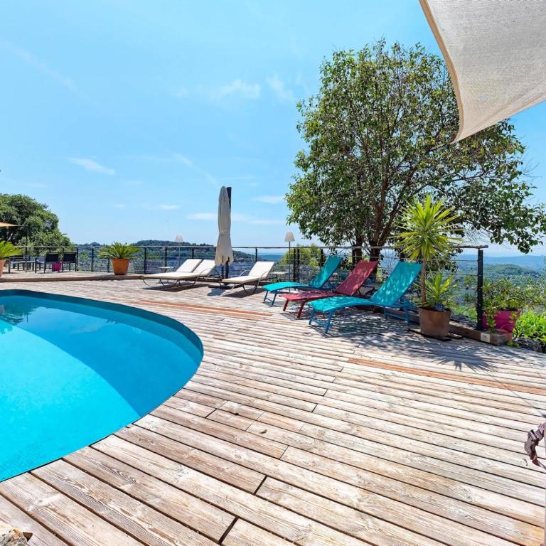 Villa Mas Baucour vue exceptionnelle et piscine privee - Villa - 11