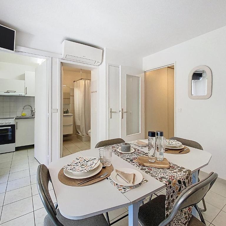 Escale Riviera studio Juan-les-Pins - Studio avec Balcon - 5