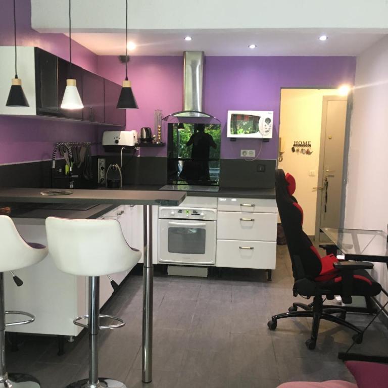 Bel appartement à Juan Les Pins, à 700 m des plages et proche du vieil Antibes - Appartement 1 Chambre - 5