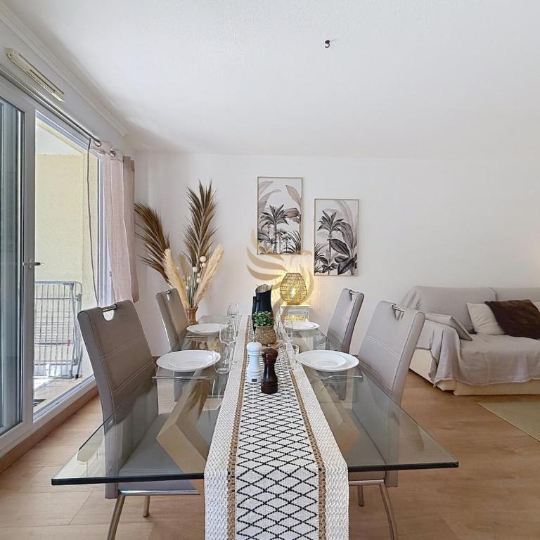 L Oasis Florentine T2 Jardin wifi clim - Apartamento de 1 dormitorio con vistas al jardín - 10