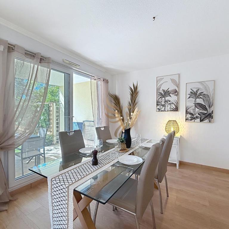 L Oasis Florentine T2 Jardin wifi clim - Apartamento de 1 dormitorio con vistas al jardín - 7