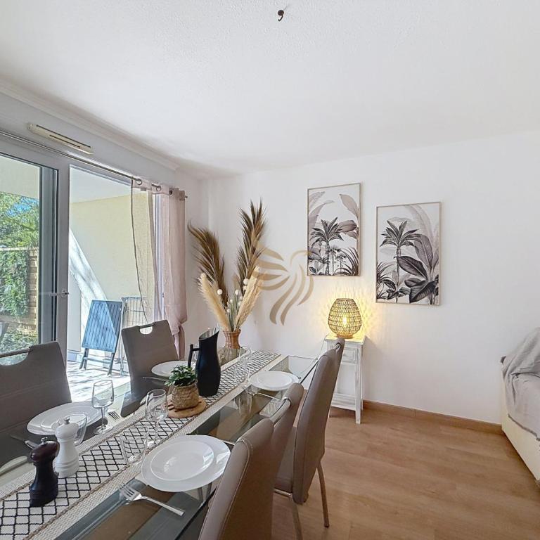 L Oasis Florentine T2 Jardin wifi clim - Apartamento de 1 dormitorio con vistas al jardín - 13