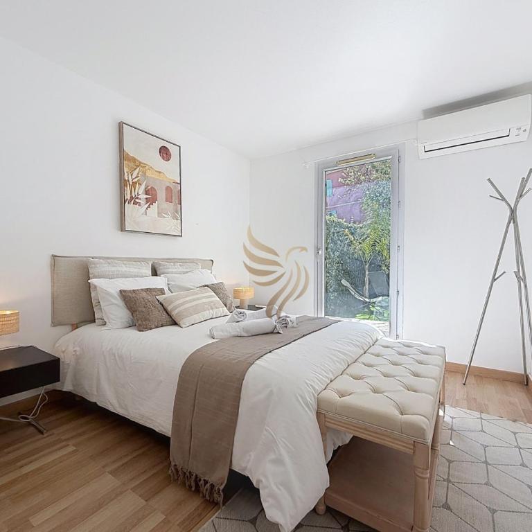 L Oasis Florentine T2 Jardin wifi clim - Apartamento de 1 dormitorio con vistas al jardín - 4