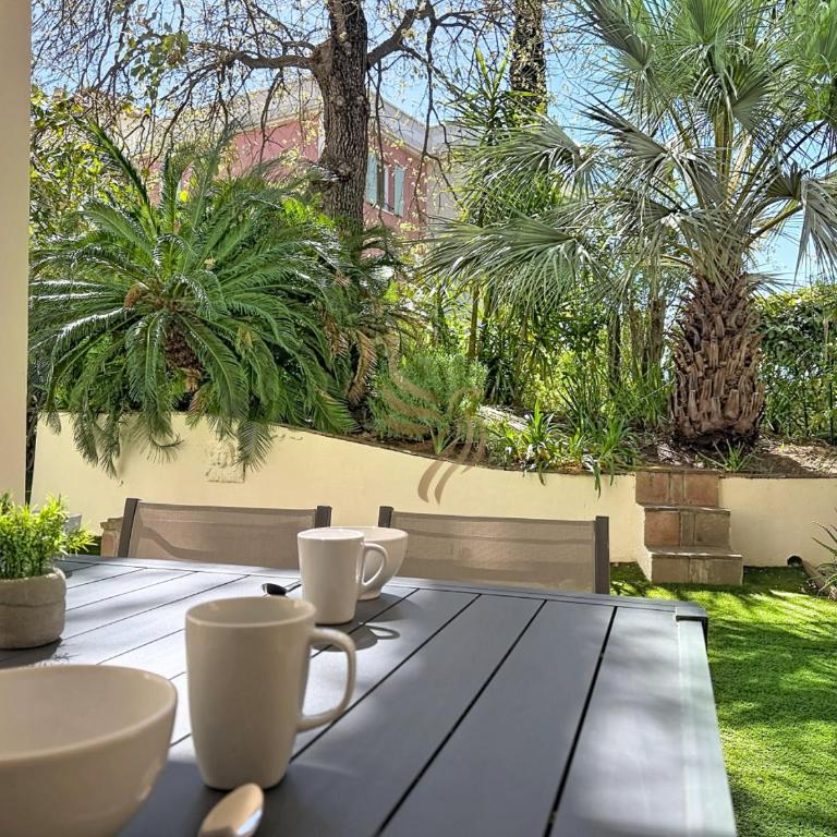 L Oasis Florentine T2 Jardin wifi clim - Apartamento de 1 dormitorio con vistas al jardín - 29