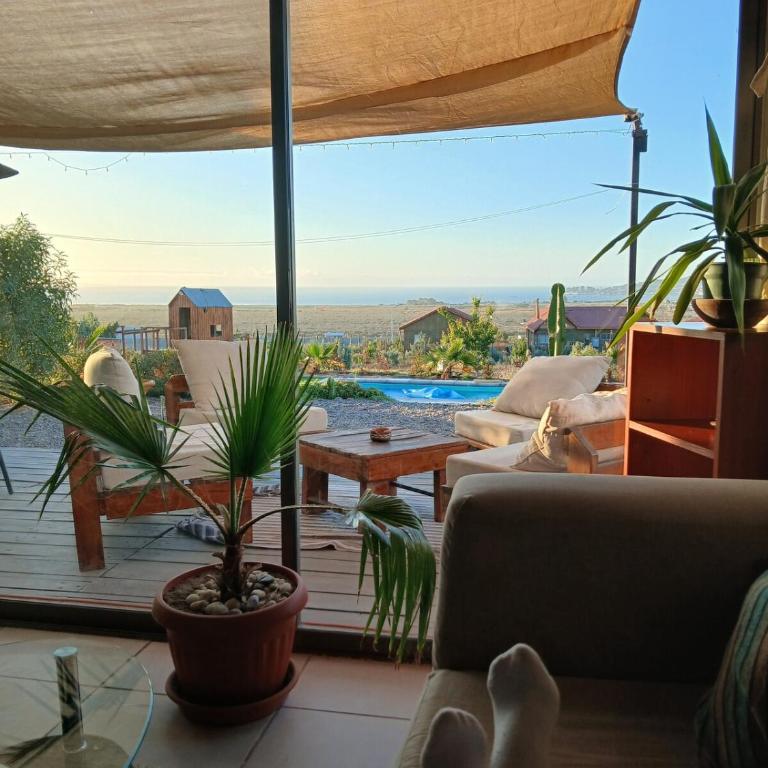 Cabaña en Parcela Vista Panorámica al Mar - One-Bedroom Apartment - 66