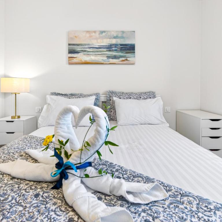 LE PAVILLON SISSI - Sublime logement-Vue mer extraordinaire-Roquebrune - Appartement 2 Chambres avec Balcon et Vue sur la Mer - 5