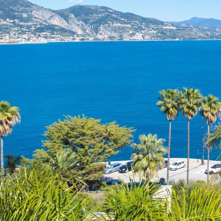 LE PAVILLON SISSI - Sublime logement-Vue mer extraordinaire-Roquebrune - Appartement 2 Chambres avec Balcon et Vue sur la Mer - 12