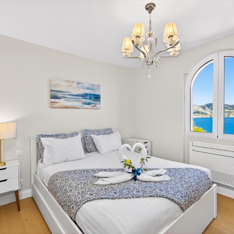 LE PAVILLON SISSI - Sublime logement-Vue mer extraordinaire-Roquebrune - Appartement 2 Chambres avec Balcon et Vue sur la Mer - 29