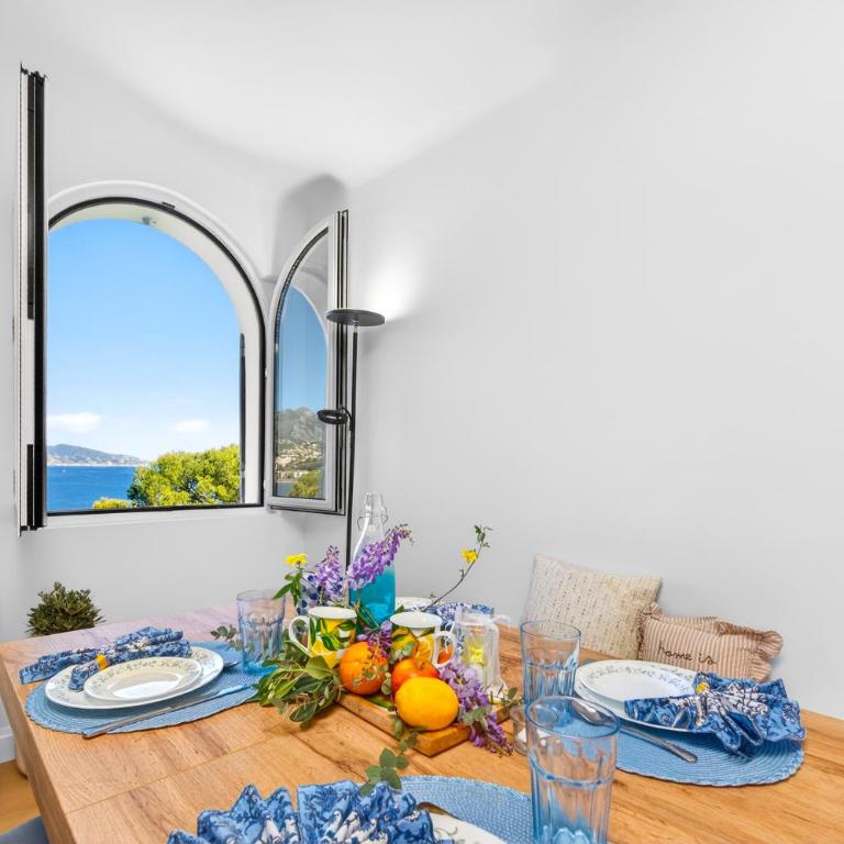 LE PAVILLON SISSI - Sublime logement-Vue mer extraordinaire-Roquebrune - Appartement 2 Chambres avec Balcon et Vue sur la Mer - 30