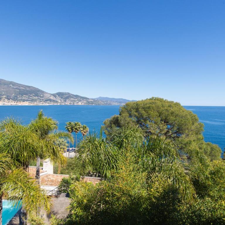LE PAVILLON SISSI - Sublime logement-Vue mer extraordinaire-Roquebrune - Appartement 2 Chambres avec Balcon et Vue sur la Mer - 31