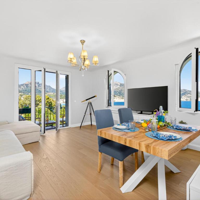 LE PAVILLON SISSI - Sublime logement-Vue mer extraordinaire-Roquebrune - Appartement 2 Chambres avec Balcon et Vue sur la Mer - 1