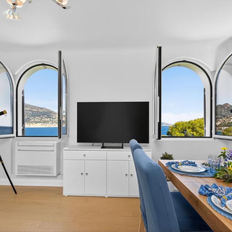 LE PAVILLON SISSI - Sublime logement-Vue mer extraordinaire-Roquebrune - Appartement 2 Chambres avec Balcon et Vue sur la Mer - 37