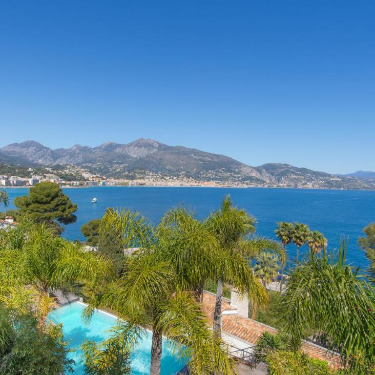 LE PAVILLON SISSI - Sublime logement-Vue mer extraordinaire-Roquebrune - Appartement 2 Chambres avec Balcon et Vue sur la Mer - 38