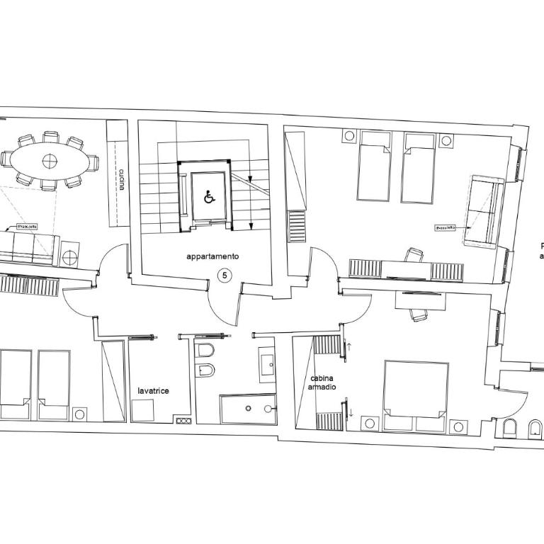 Hotel Giberti & Spa - Appartamento Deluxe con 3 Camere da Letto - Edificio Separato - 3