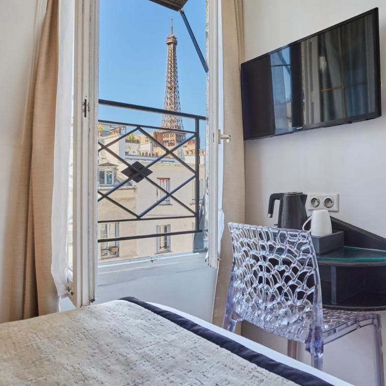 Hôtel Eiffel Rive Gauche - Einzelzimmer mit Blick auf den Eiffelturm - 2