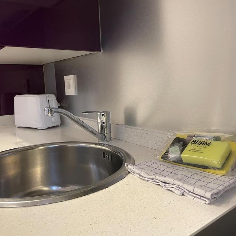 Modern apartment with terrace and fireplace, Downtown, La Latina - One-Bedroom Apartment - 12