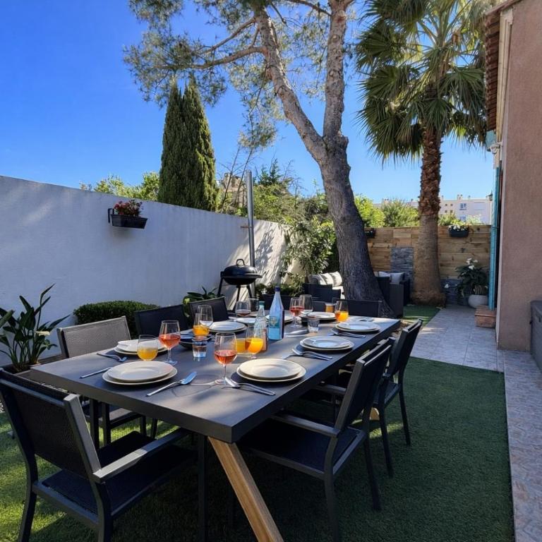 La Bulle des Sablettes, Maison avec Jacuzzi, Jardin & Mer à pied - Maison 2 Chambres - 11