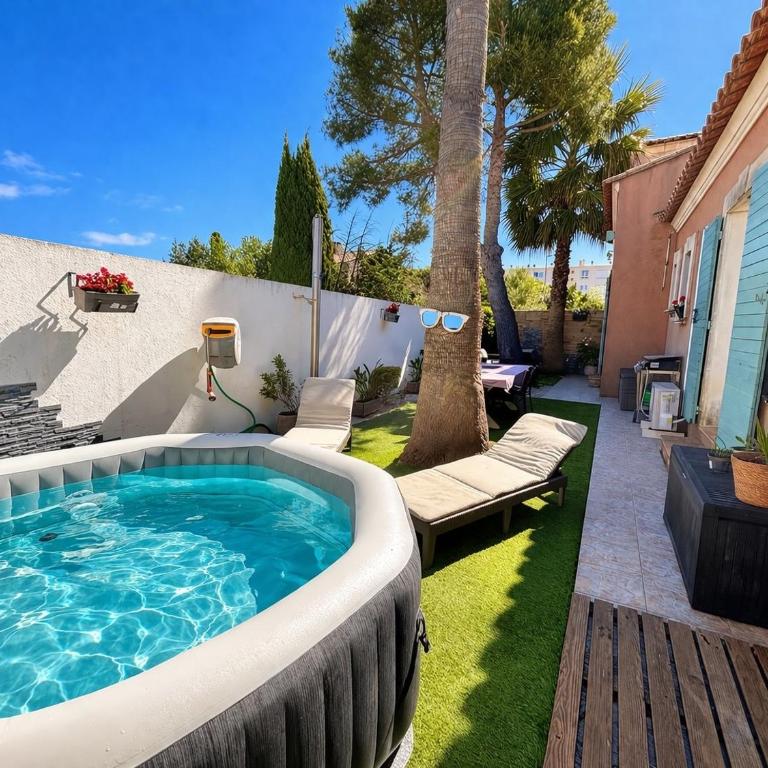 La Bulle des Sablettes, Maison avec Jacuzzi, Jardin & Mer à pied - Maison 2 Chambres - 2