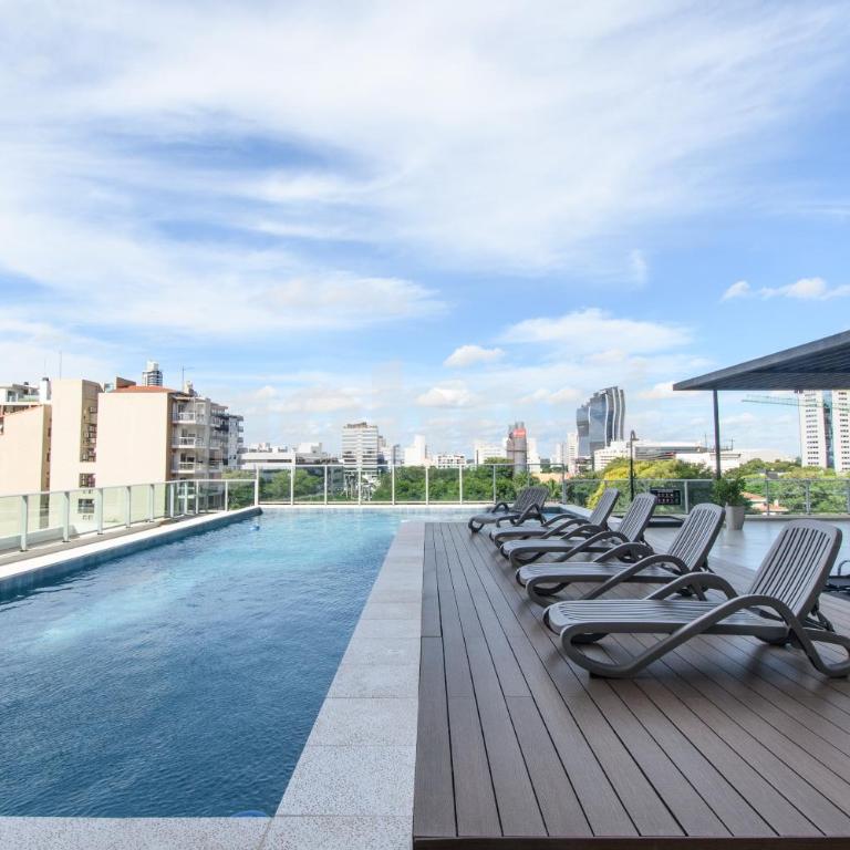 Elegant 1 BR in Home Palace near Shopping del Sol - Apartment - 30