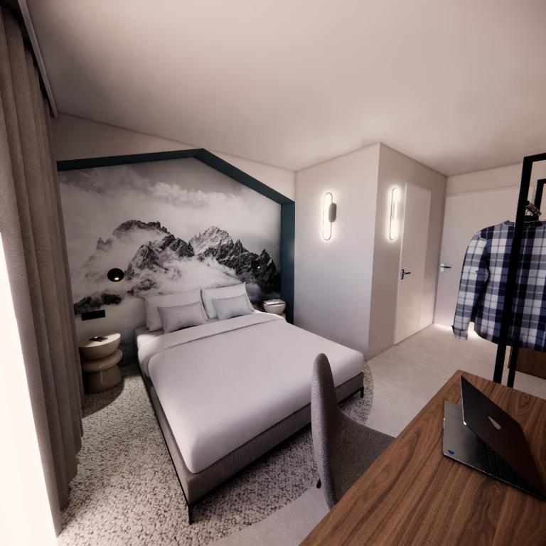 Kyriad - L'Isle D'Abeau Bourgoin Jallieu - Chambre Double - 1