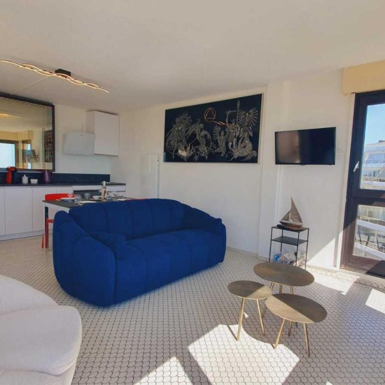 Beau T2 Vue mer à l'infini ! Avec garage privé - ROSSIconciergerie - Linge inclus - One-Bedroom Apartment with Sea View and Terrace - 4