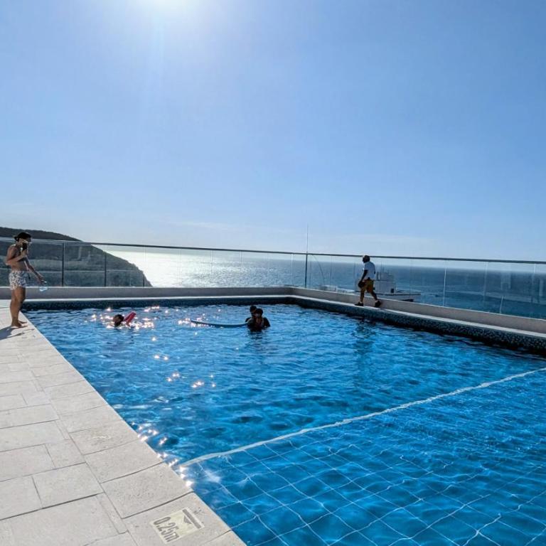 Vista al mar en Salguero Sunset Piscina 6 personas 1606 - Two-Room Apartment - 6
