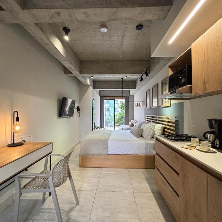 Beautiful loft 30 living room balcony - Apartamento de 1 dormitorio - 4