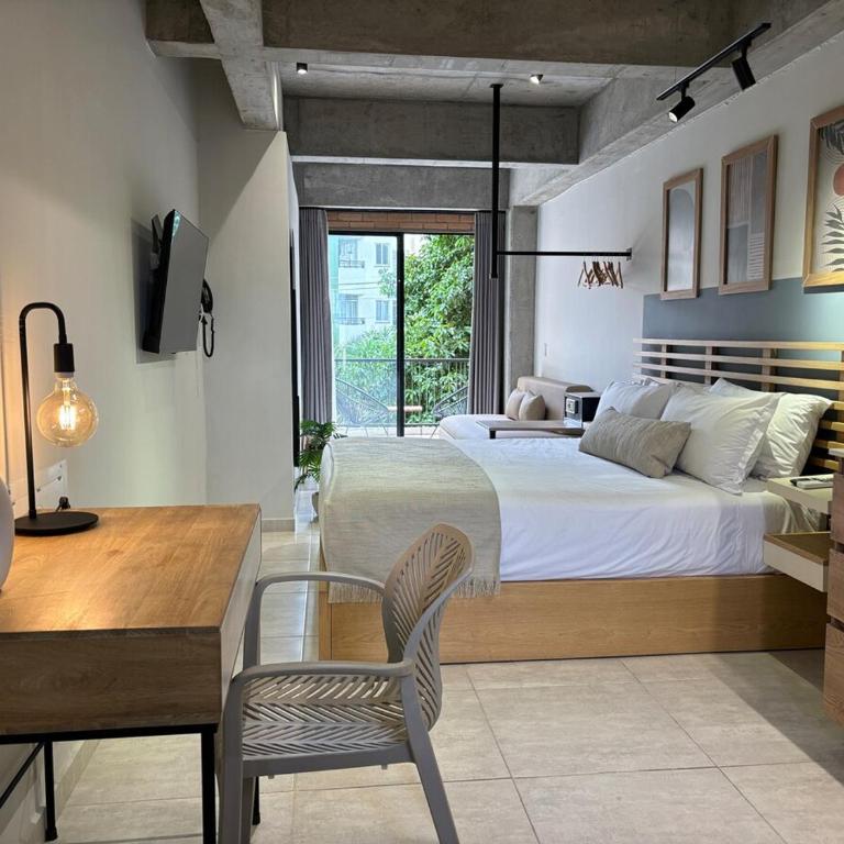 Beautiful loft 30 living room balcony - Apartamento de 1 dormitorio - 5