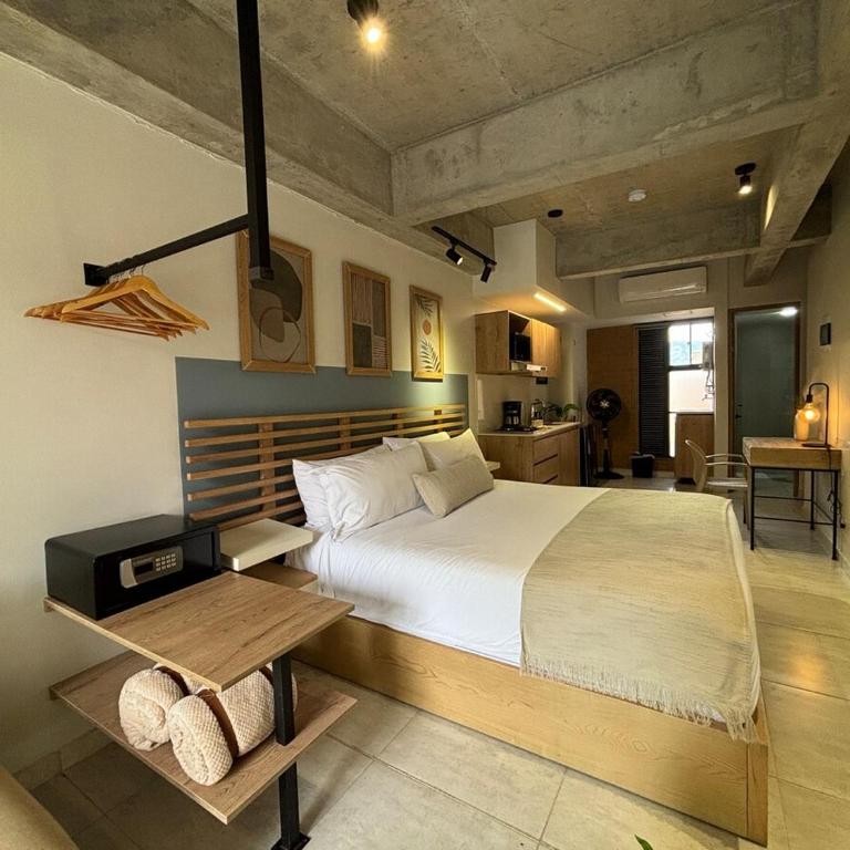 Beautiful loft 30 living room balcony - Apartamento de 1 dormitorio - 16