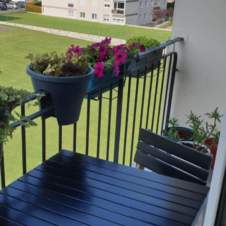Le Temps retrouvé - 2 ch - Calme, fibre & balcon - Appartement 2 Chambres avec Balcon - 7