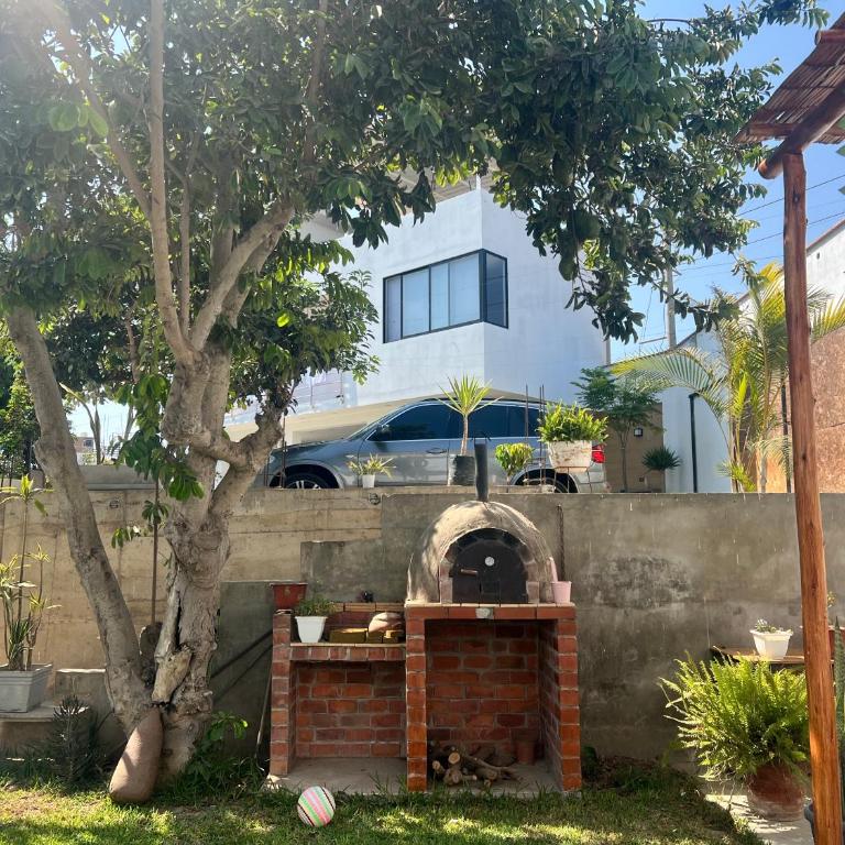 Estadía San Vicente - Habitación con cama grande y vistas al jardín - 14