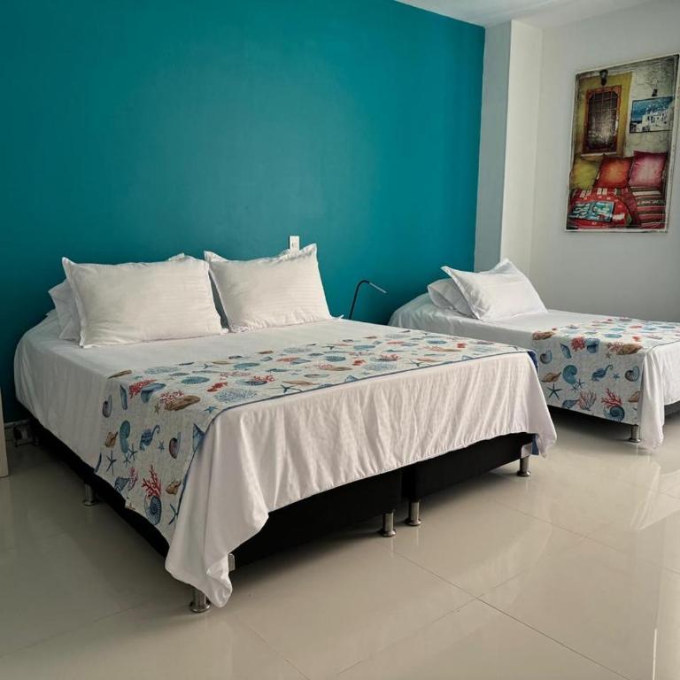 Apto Morros Caribe azul - Two-Bedroom Apartment - 10