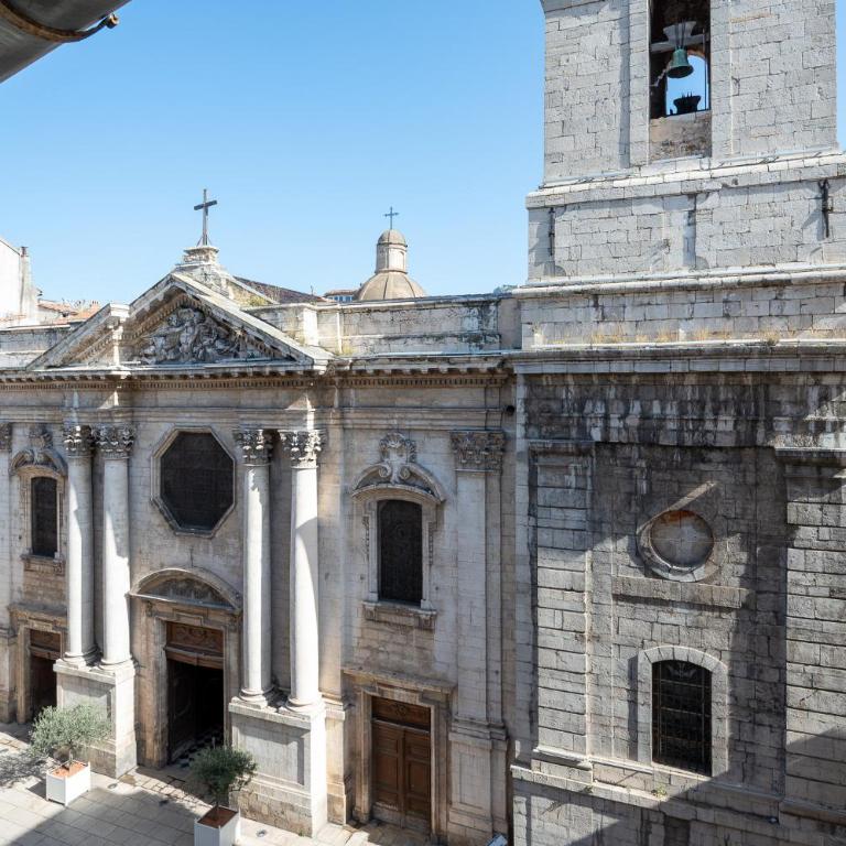 Appartement au cœur de Toulon face cathédrale - Two-Bedroom Apartment with City View - 23