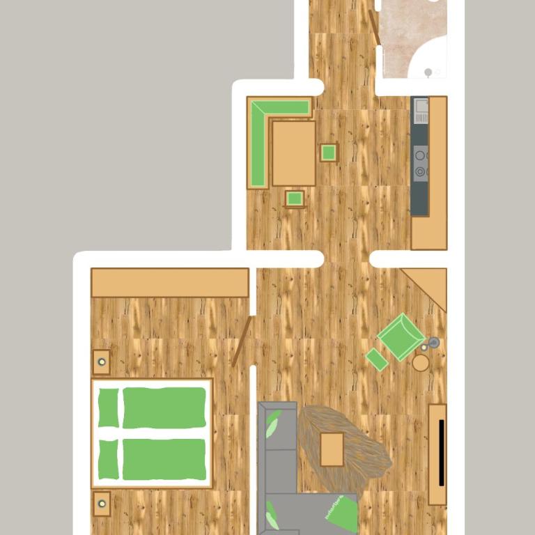 Ferienwohnungen Alpenfieber - Apartment mit 1 Schlafzimmer - 17