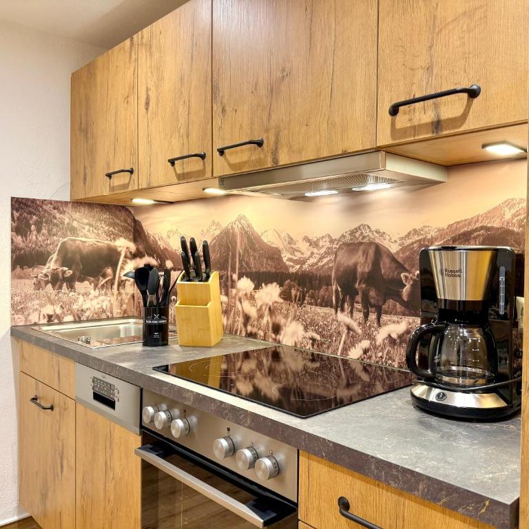 Ferienwohnungen Alpenfieber - Apartment mit 1 Schlafzimmer und Terrasse - 20