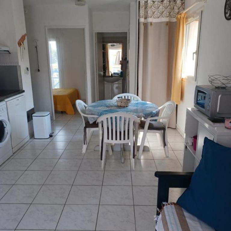 AGENCE JF IMMO-T2 climatisé front de mer avec terrasse piscine collective parking- V0742 - Appartement 1 Chambre - 56
