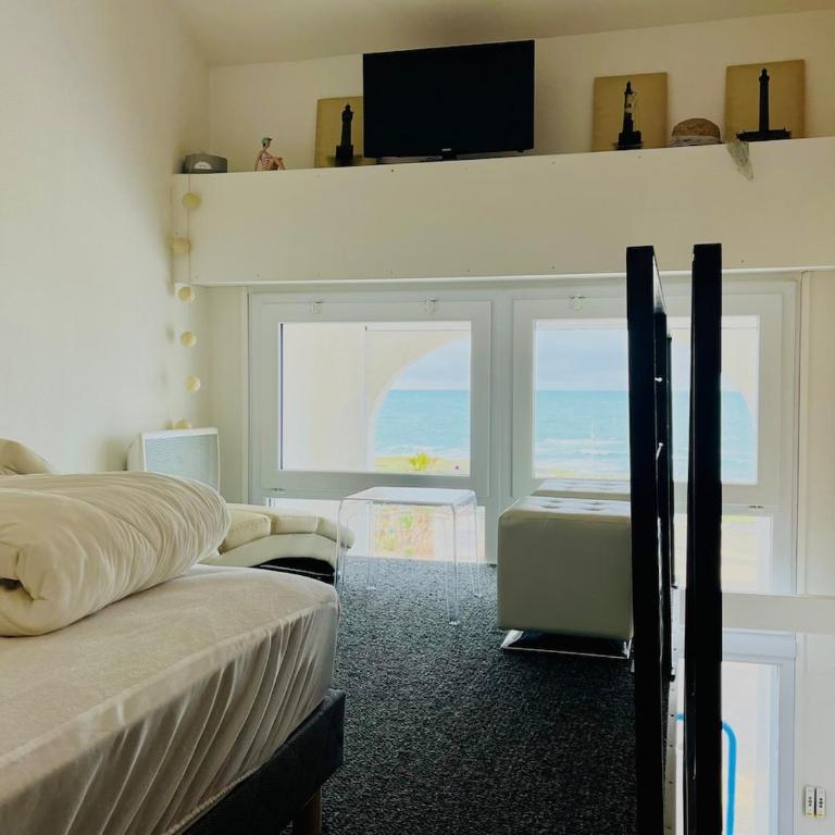 Duplex avec balcon face mer - 2-4pers - Parking - Two-Bedroom Apartment - 14