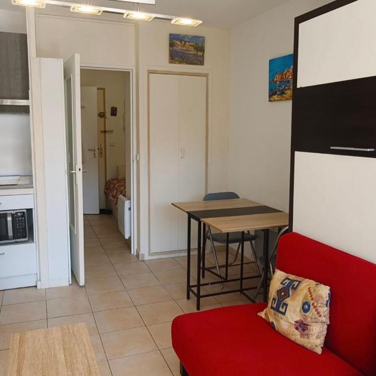 Lumineux Studio avec Balcon Piscine & Parking - Studio - 4