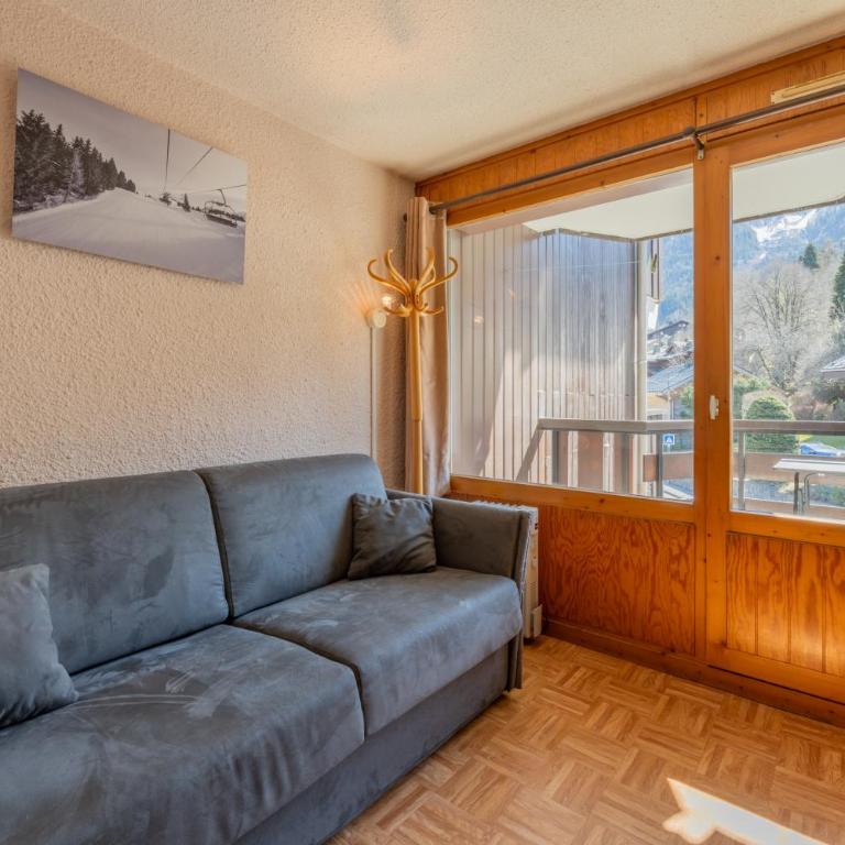 Le Prarion 24A Ski in/Ski out at Les Houches (Sleeps 4) - Happy Rentals - Studio avec Balcon - 3