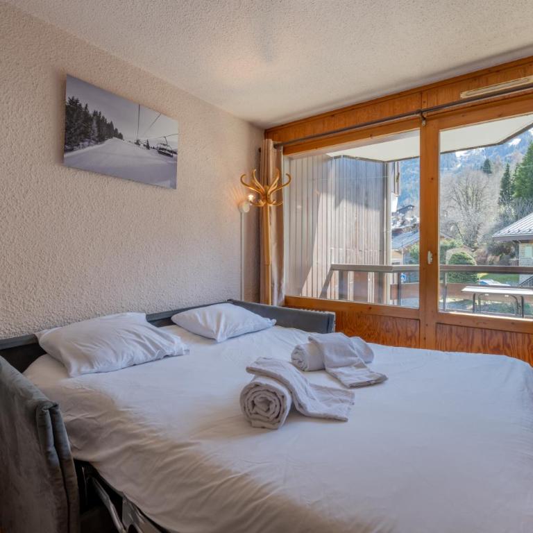 Le Prarion 24A Ski in/Ski out at Les Houches (Sleeps 4) - Happy Rentals - Studio avec Balcon - 5