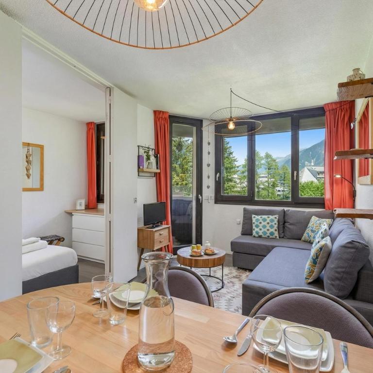 Chamonix Sud - Chamois Blanc 512 - Happy Rentals - Apartamento con vistas a las montañas - 9